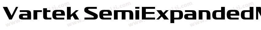Vartek SemiExpandedMedium Regular字体转换